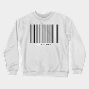 d.i.l.l.i.g.a.f barcode Crewneck Sweatshirt